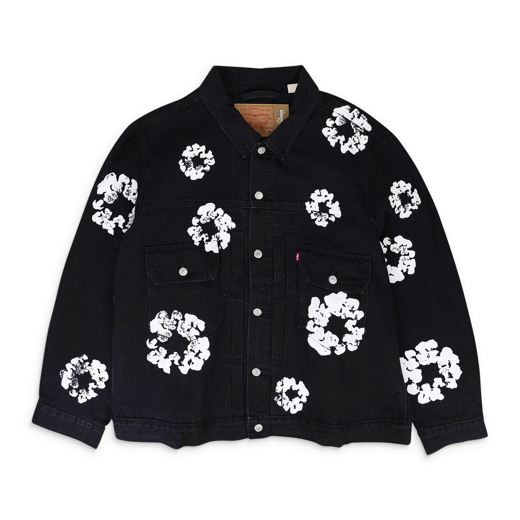 Black x Levi's All Over Wreath Type-2 Denim Jacket