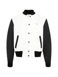 Givenchy bi-material blouson with photographic negative print