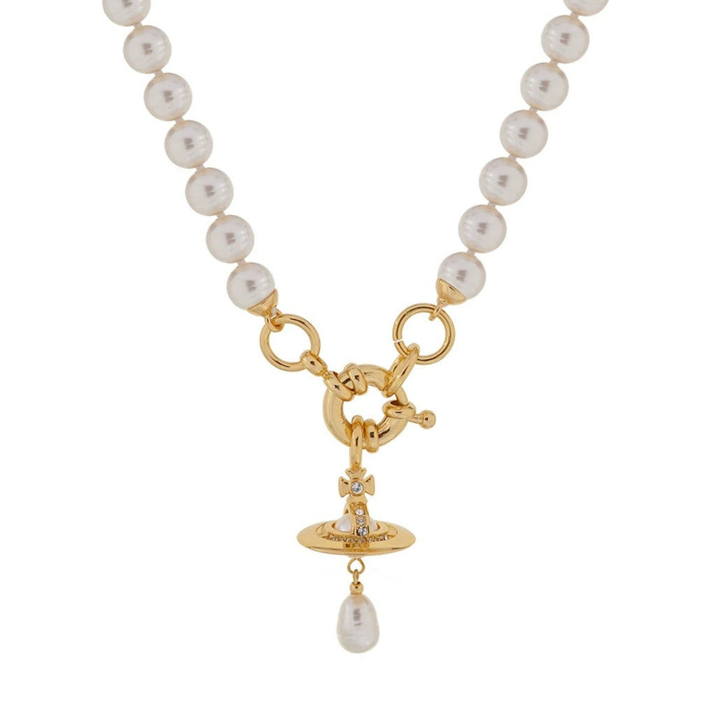 Vivienne Westwood Style Baroque Pearl Orb Necklace