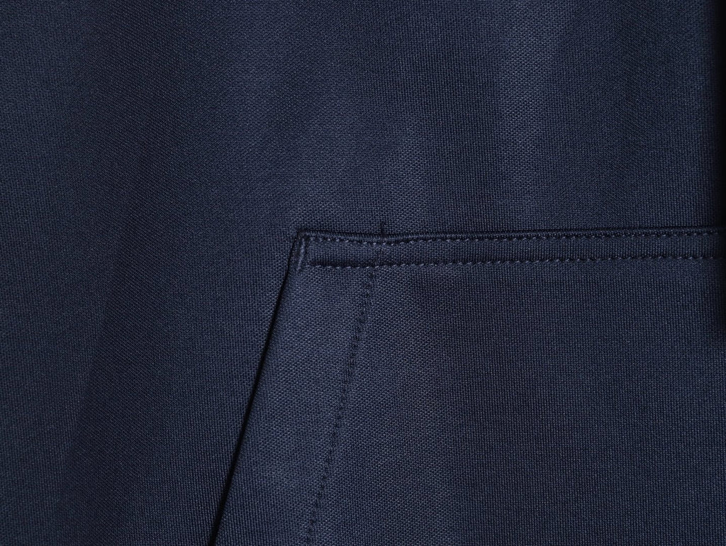 Gucci Contrast-Line Half-Zip Stand-Collar Jacket - Navy