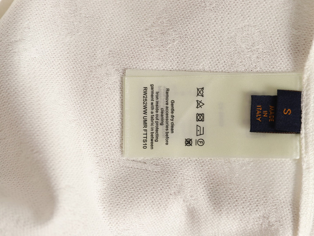 Louis Vuitton Daisy-Style Motif Short-Sleeve T-Shirt - Cream